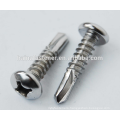 self drilling srew,Zinc-plated Self Drilling Phillps Pan Head Screw,phillps pan head self drilling screw